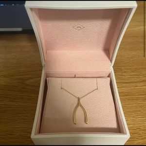 Jennifer Meyer wishbone necklace